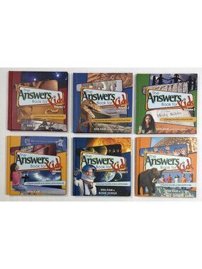 The Answers Book for Kids Volume 1-6: Ken Ham & Cindy Malott Hardcover